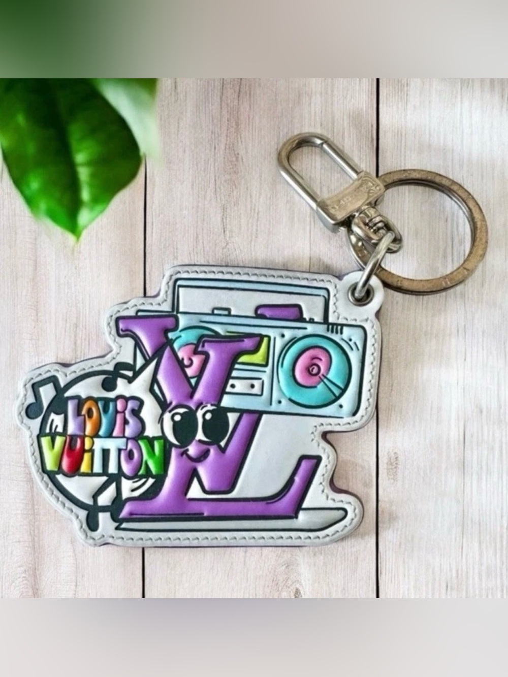 LOUIS VUITTON X VIRGIL ABLOH CARTOON BOOMBOX KEY BAG CHARM